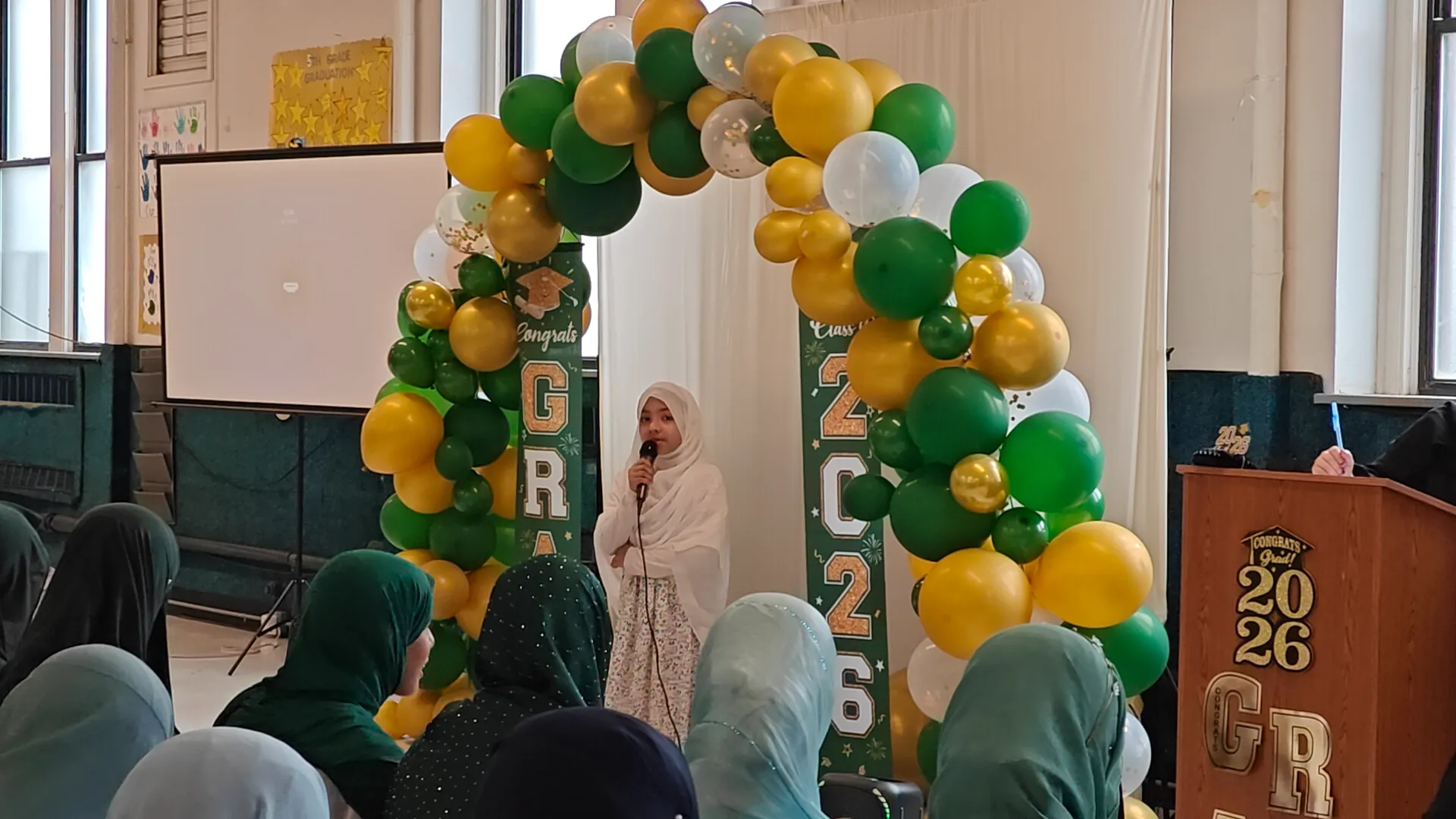 Students at International Day event